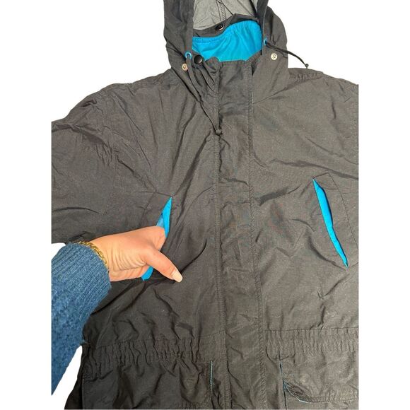 Vintage Pacific Trail Unisex Winter Rain Snow Zip Up Hooded Jacket | Size XS - Picture 9 of 10